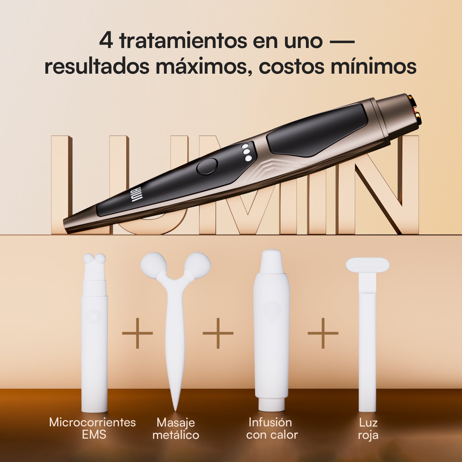 INIA LUMIN eye care device offers red light therapy, microcurrents, and more, 4 treatments in one