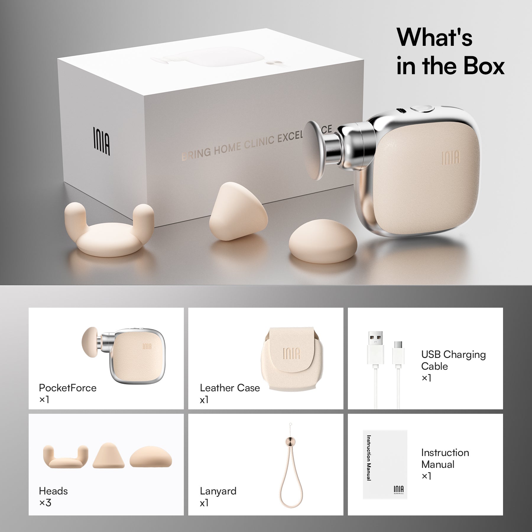 INIA PocketForce Mini Massage Gun