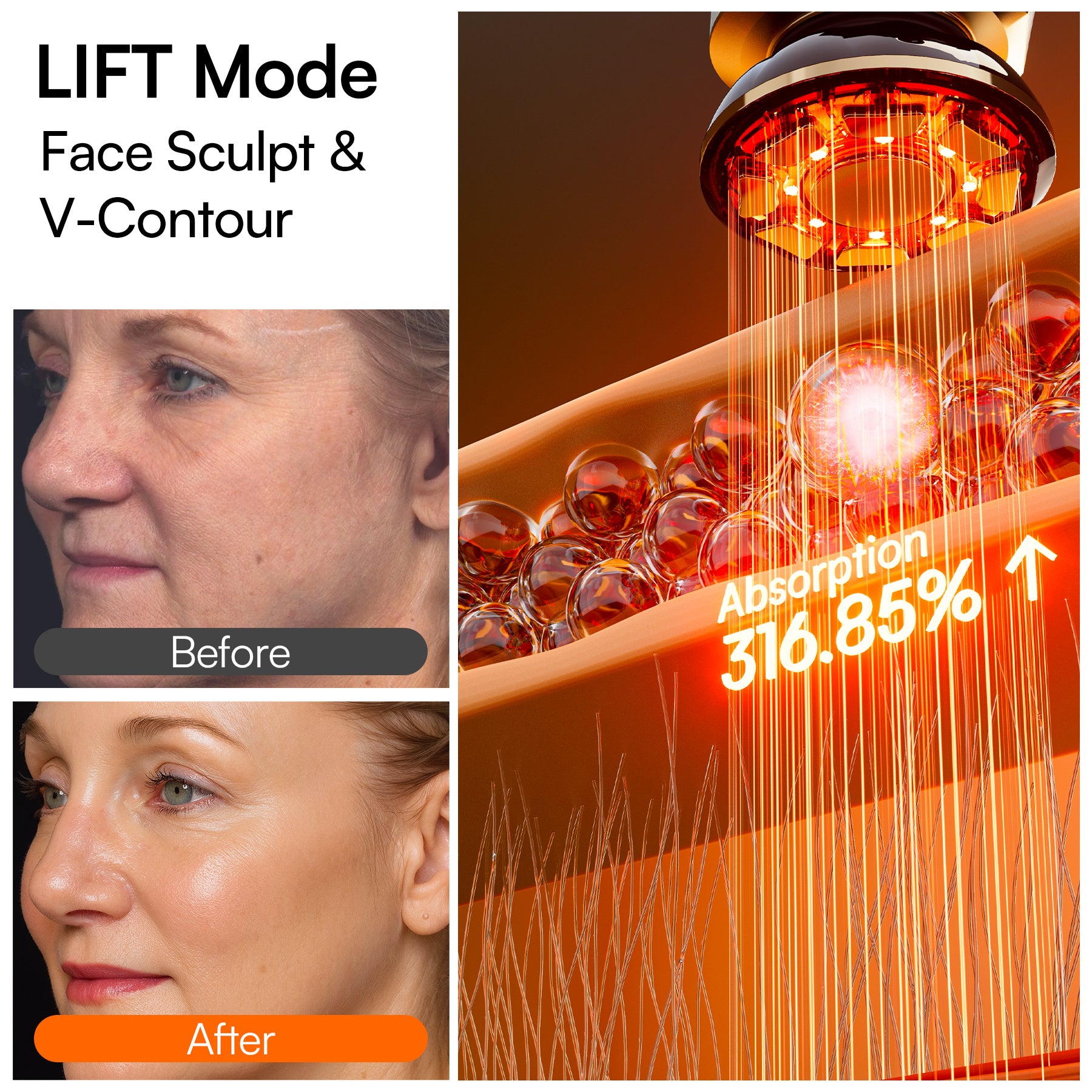 INIA FLARE Microcurrent Facial Device