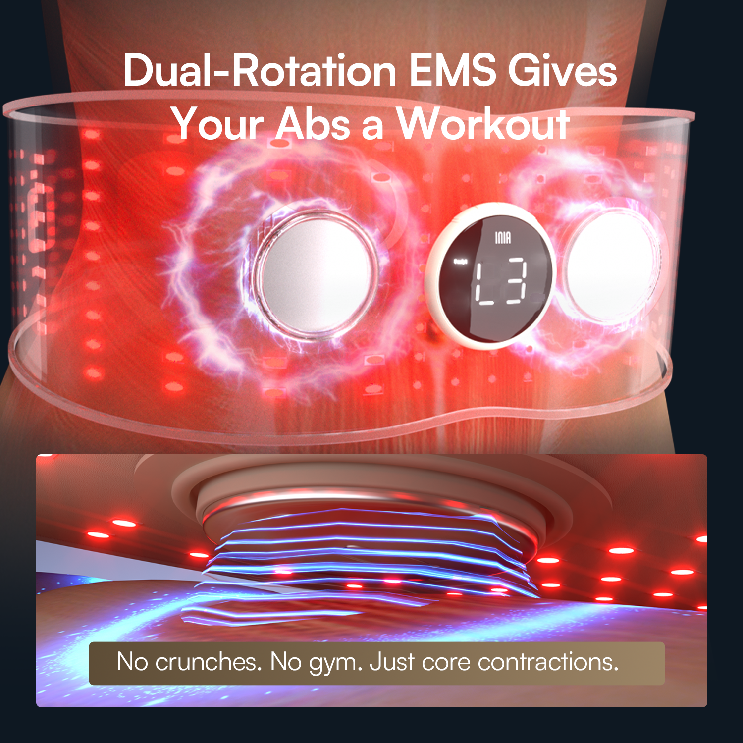 INIA PULSE Red Light EMS Core Belt