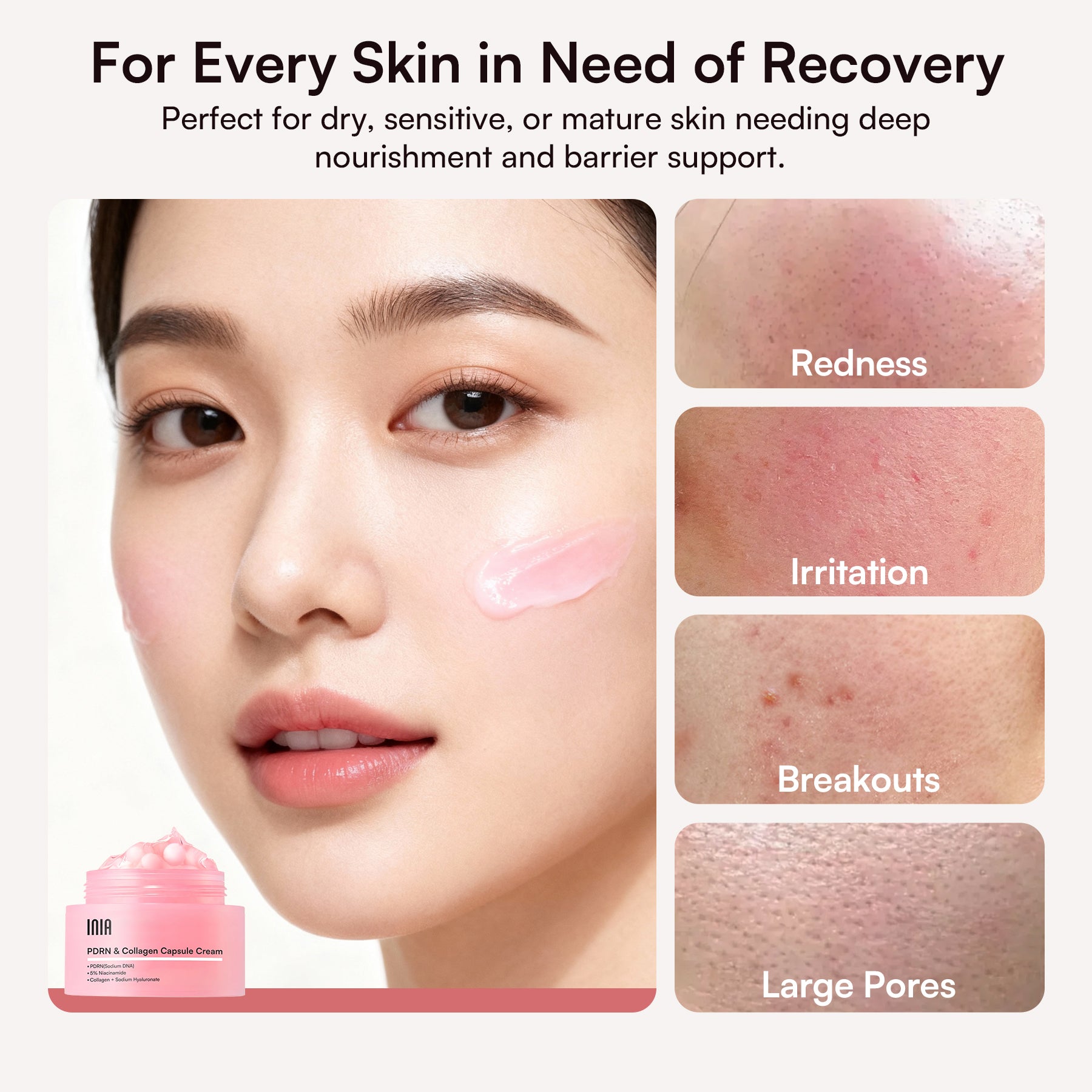 INIA PDRN + Peptide Repair Cream