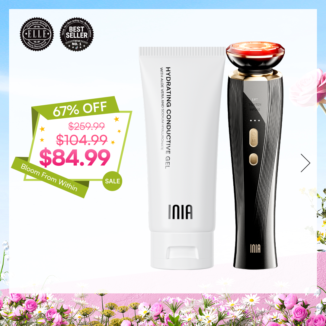 INIA FLARE Microcurrent Facial Device