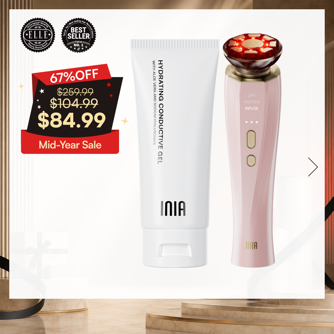 INIA FLARE Microcurrent Facial Device