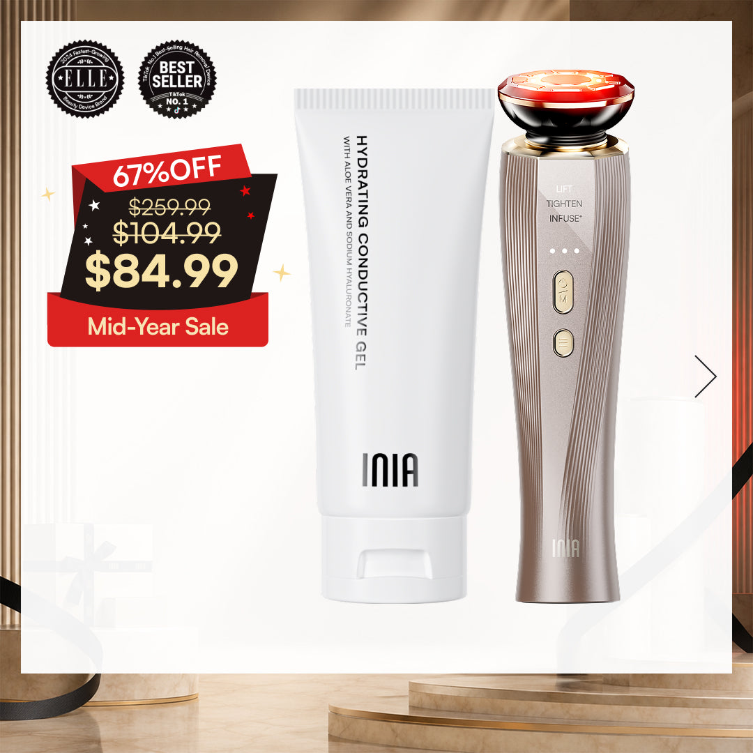 INIA FLARE Microcurrent Facial Device