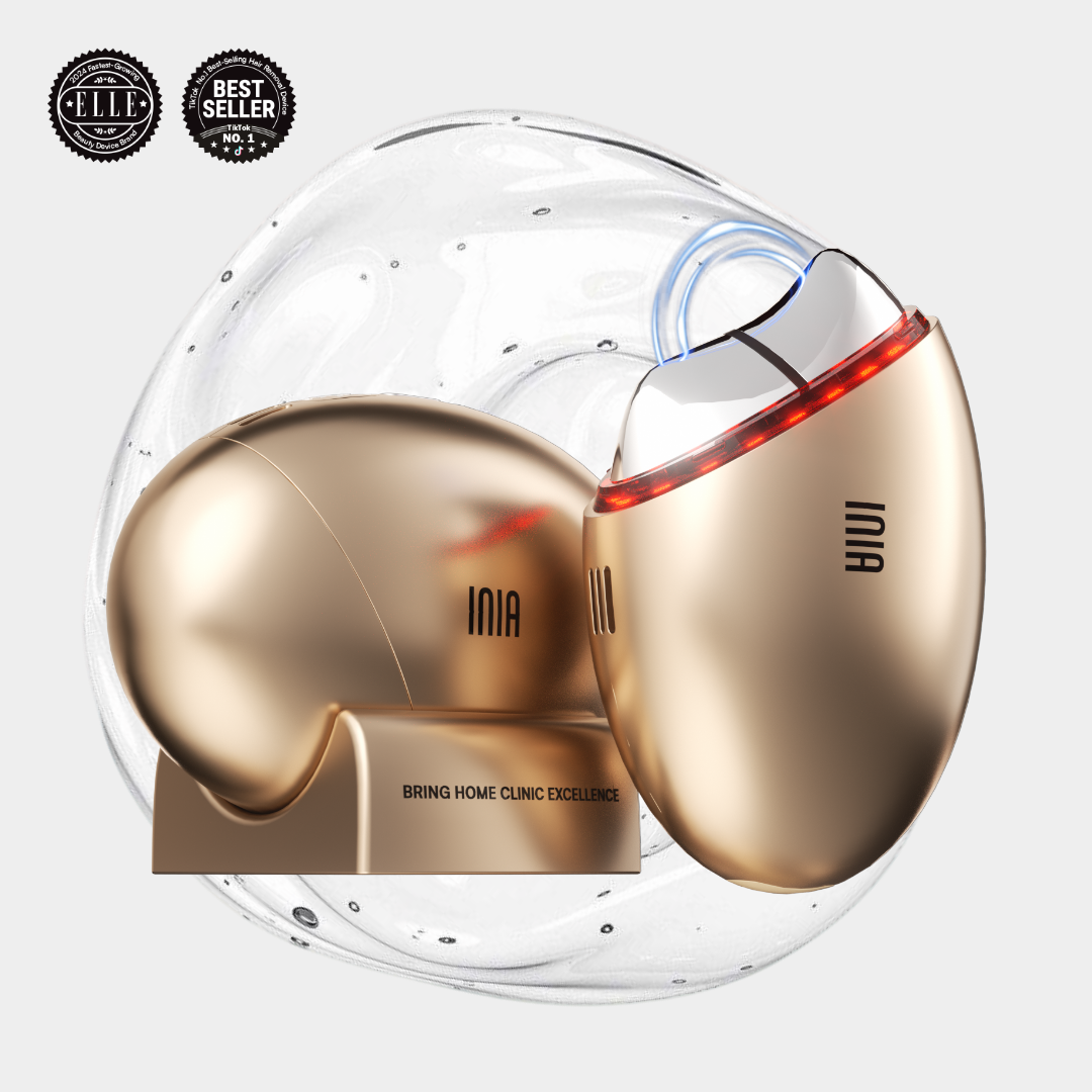 INIA GLACE 7-in-1 Microcurrent Gua Sha Facial Device