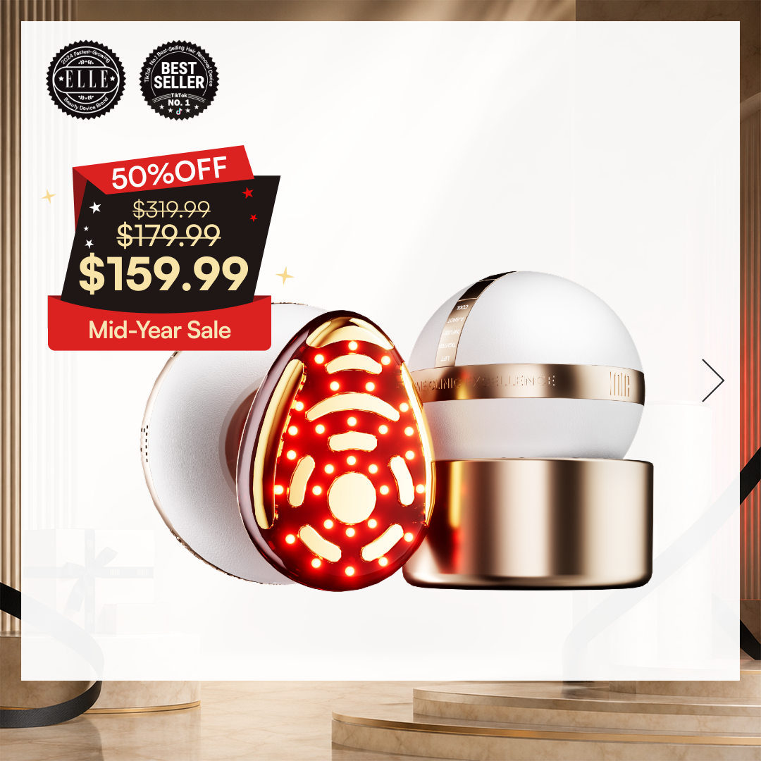 INIA SPHERA At-Home Clinical-Grade RF, EMS & LED Rejuvenation Device