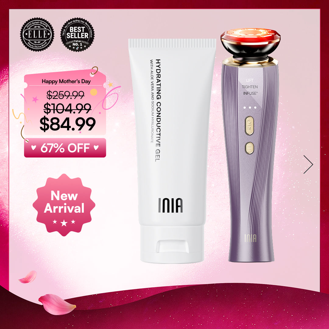 INIA FLARE Microcurrent Facial Device