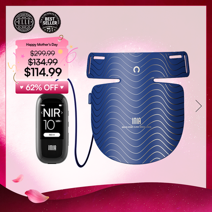 INIA GLOW Neck &amp; Chest Red Light Therapy