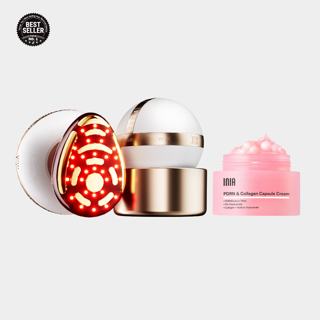 INIA SPHERA At-Home Clinical-Grade RF, EMS &amp; LED Rejuvenation Device