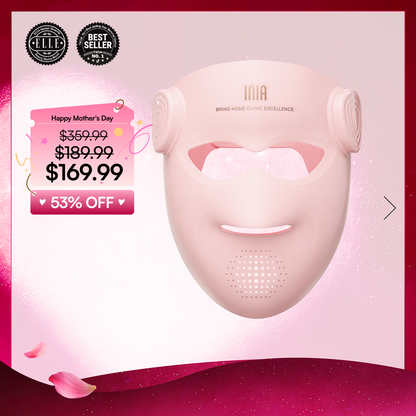 INIA GLOW 4D 940nm Dual NIR Wireless LED Mask FDA-Cleared