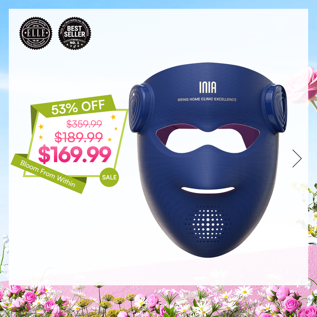 INIA GLOW 4D 940nm Dual NIR Wireless LED Mask