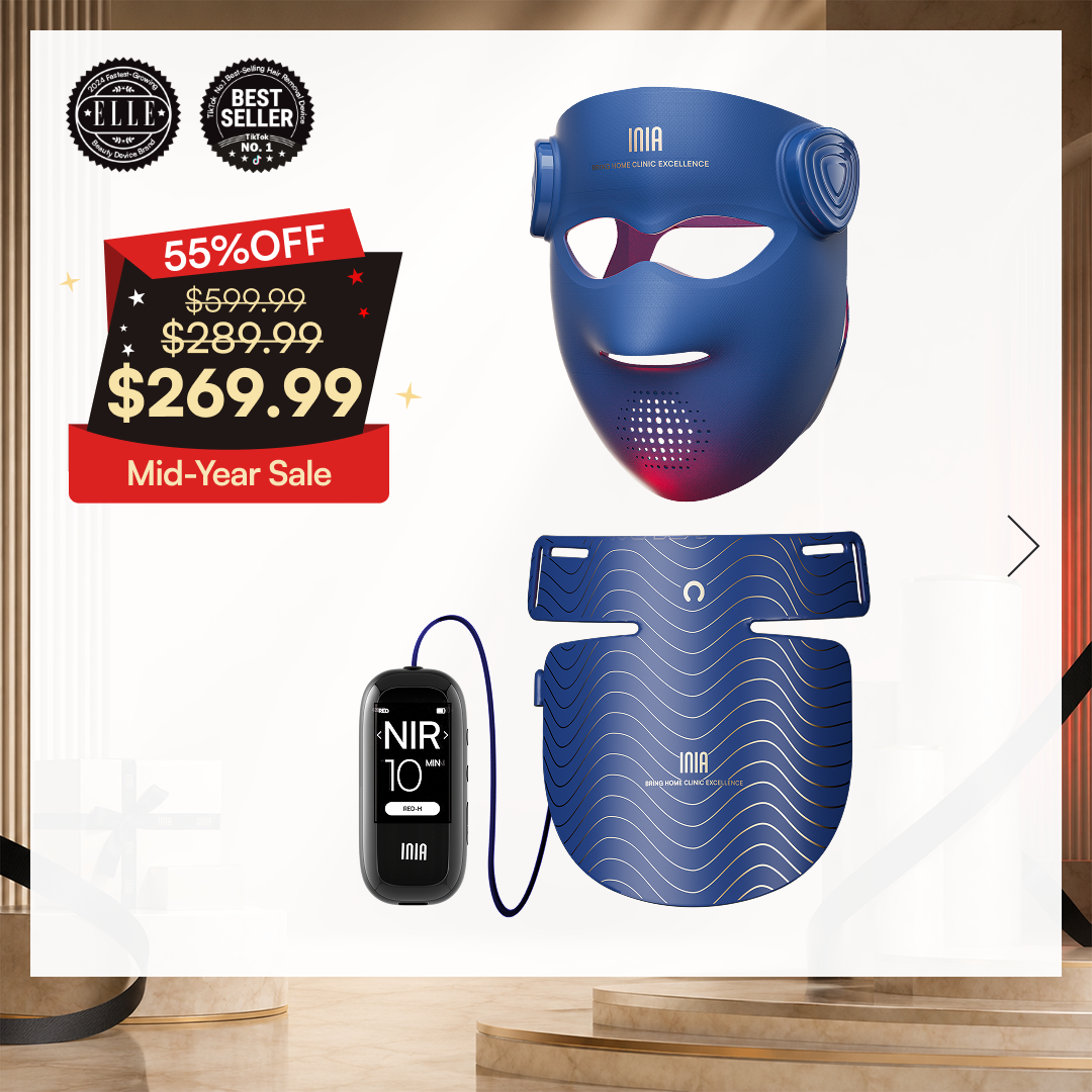 INIA GLOW 4D Face &amp; Neck Pro Kit