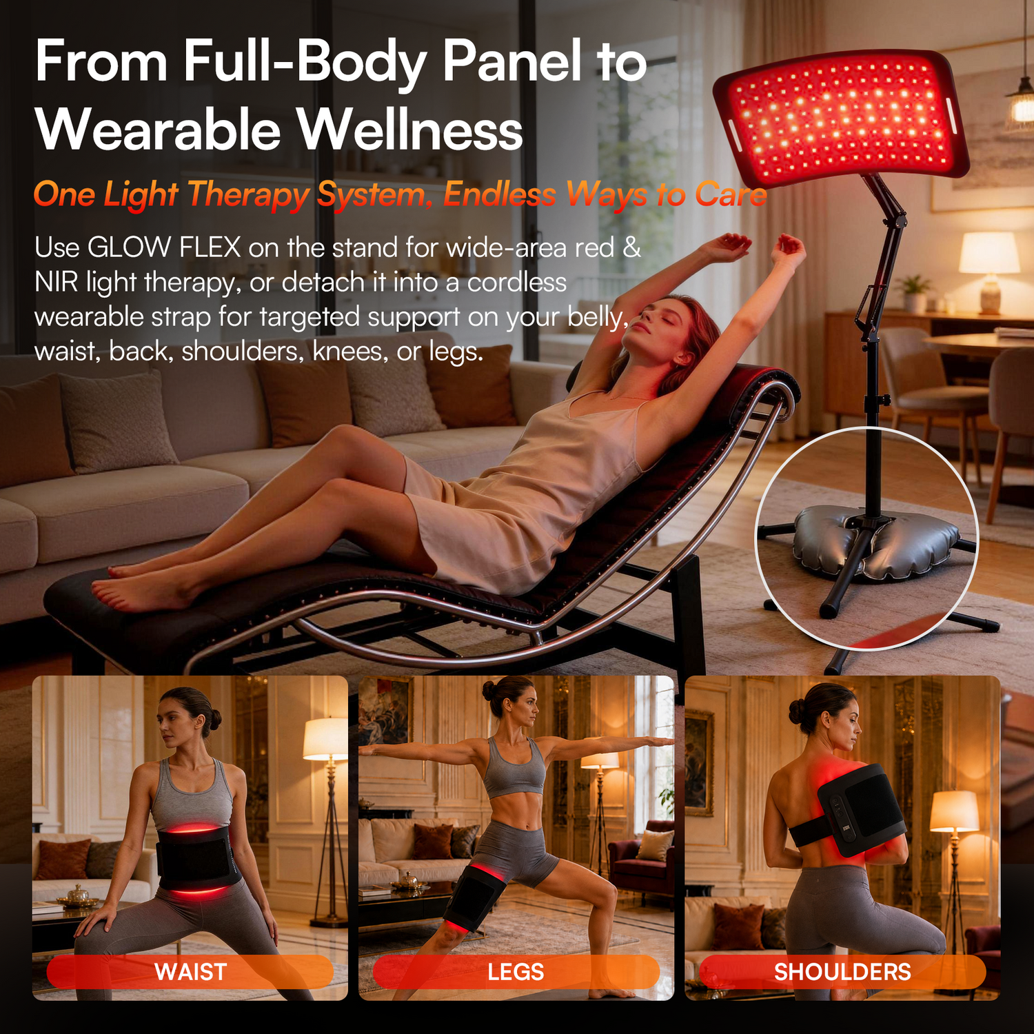 INIA GLOW FLEX Deep-NIR Red Light Panel