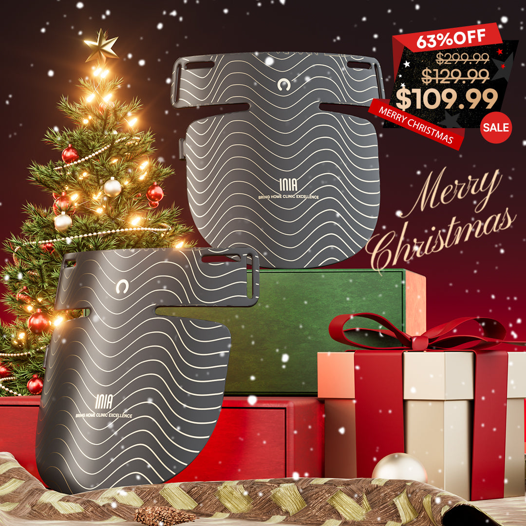 INIA GLOW Neck &amp; Chest Red Light Therapy