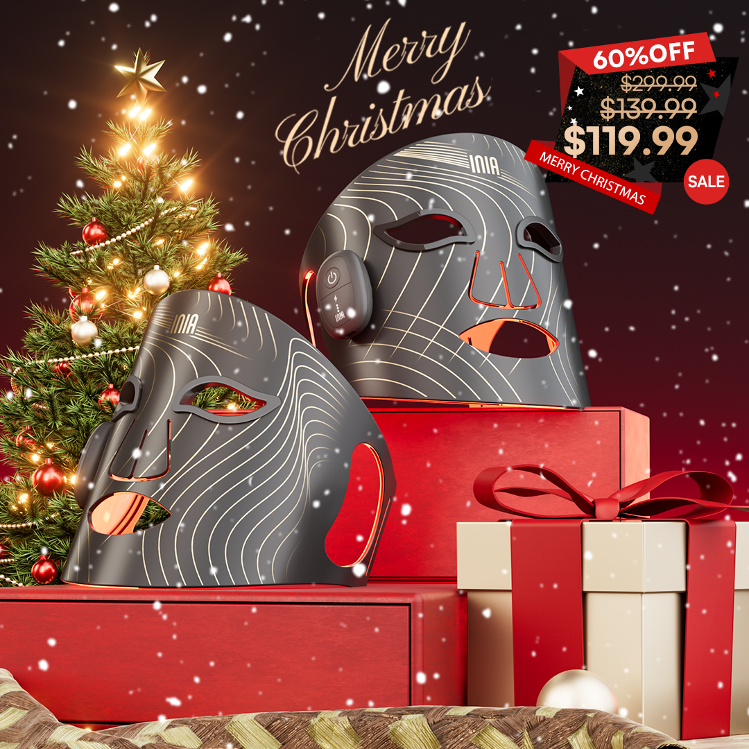 INIA GLOW Wireless Red Light Therapy Mask