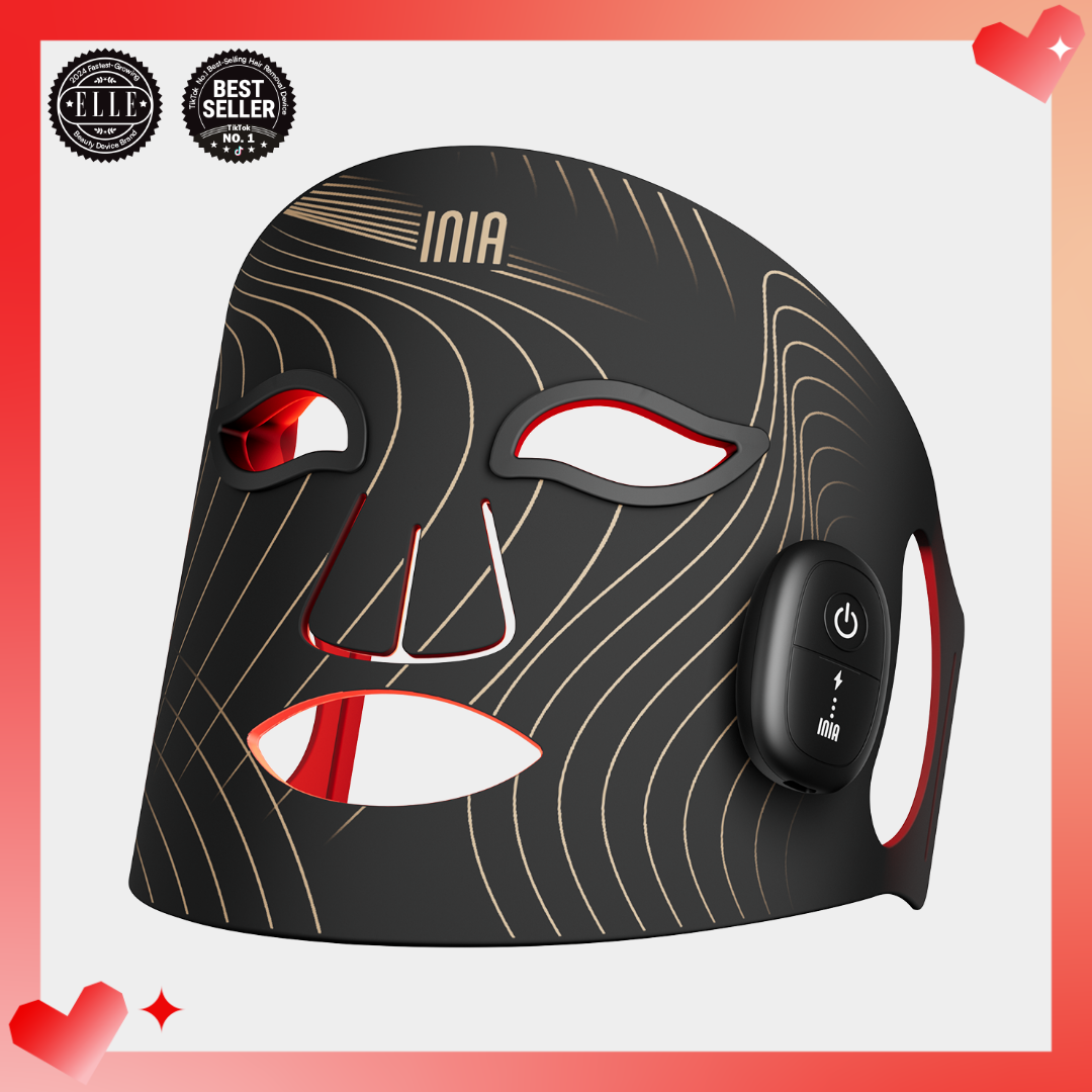 INIA GLOW Wireless Red Light Therapy Mask