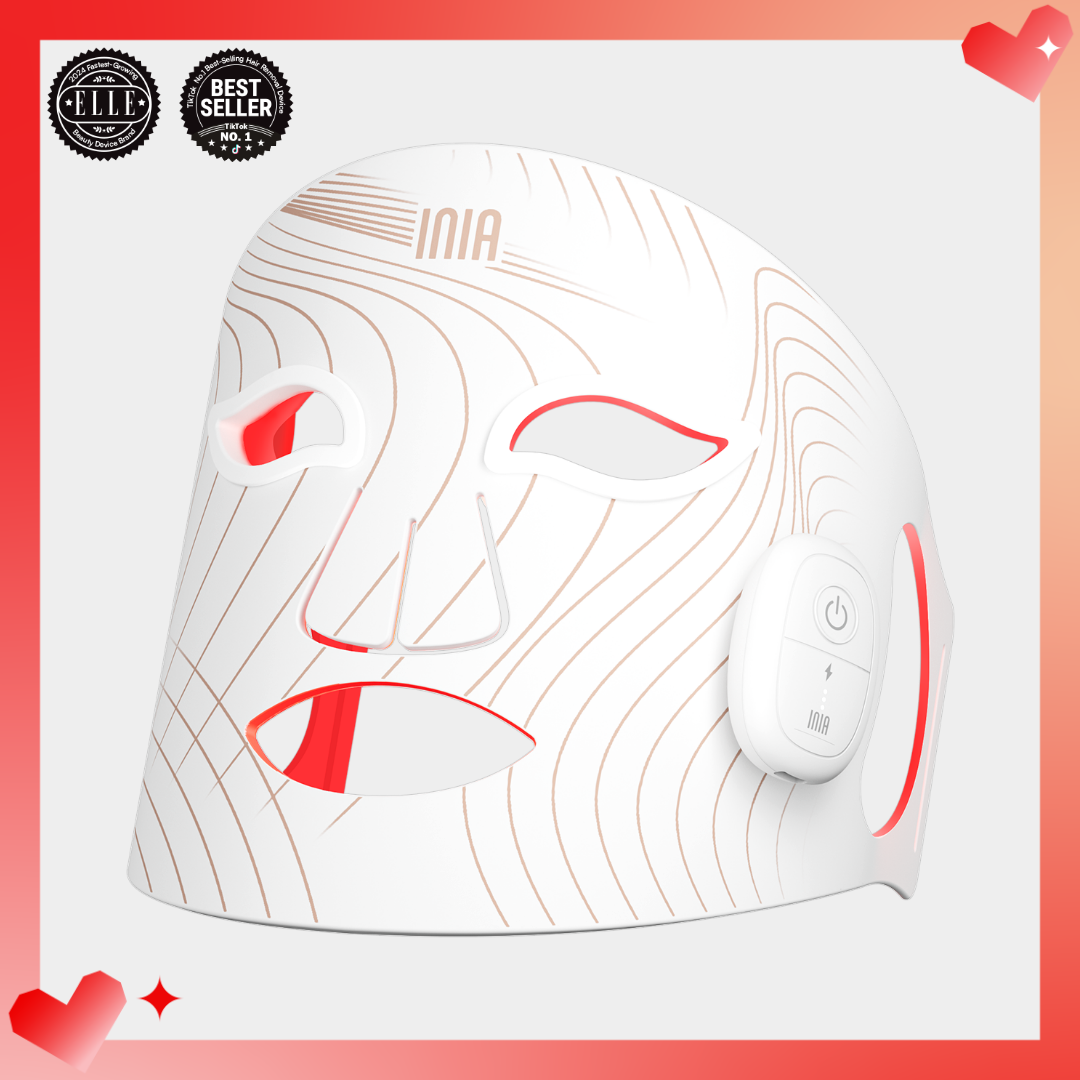 INIA GLOW Wireless Red Light Therapy Mask