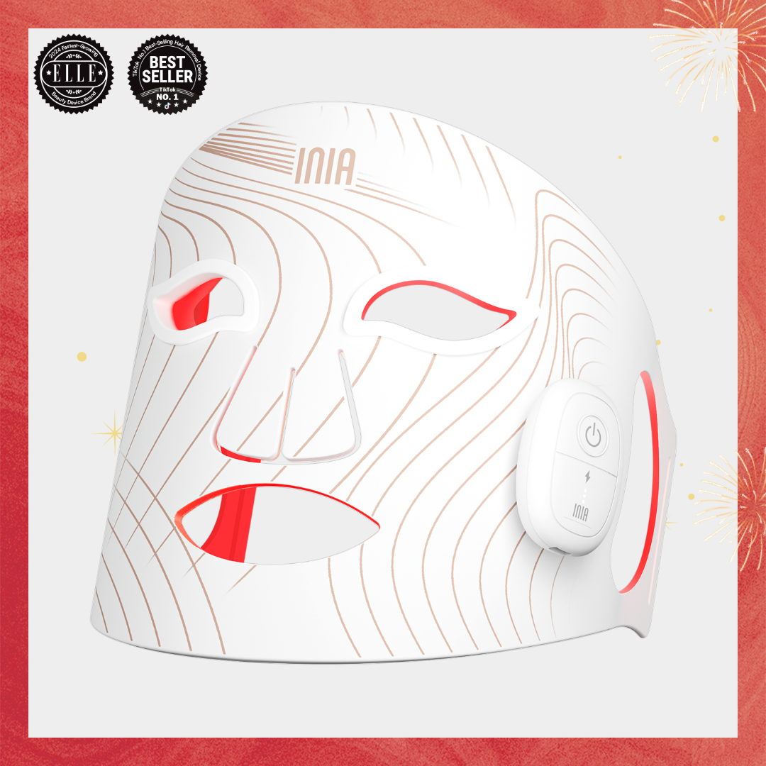 INIA GLOW Wireless Red Light Therapy Mask