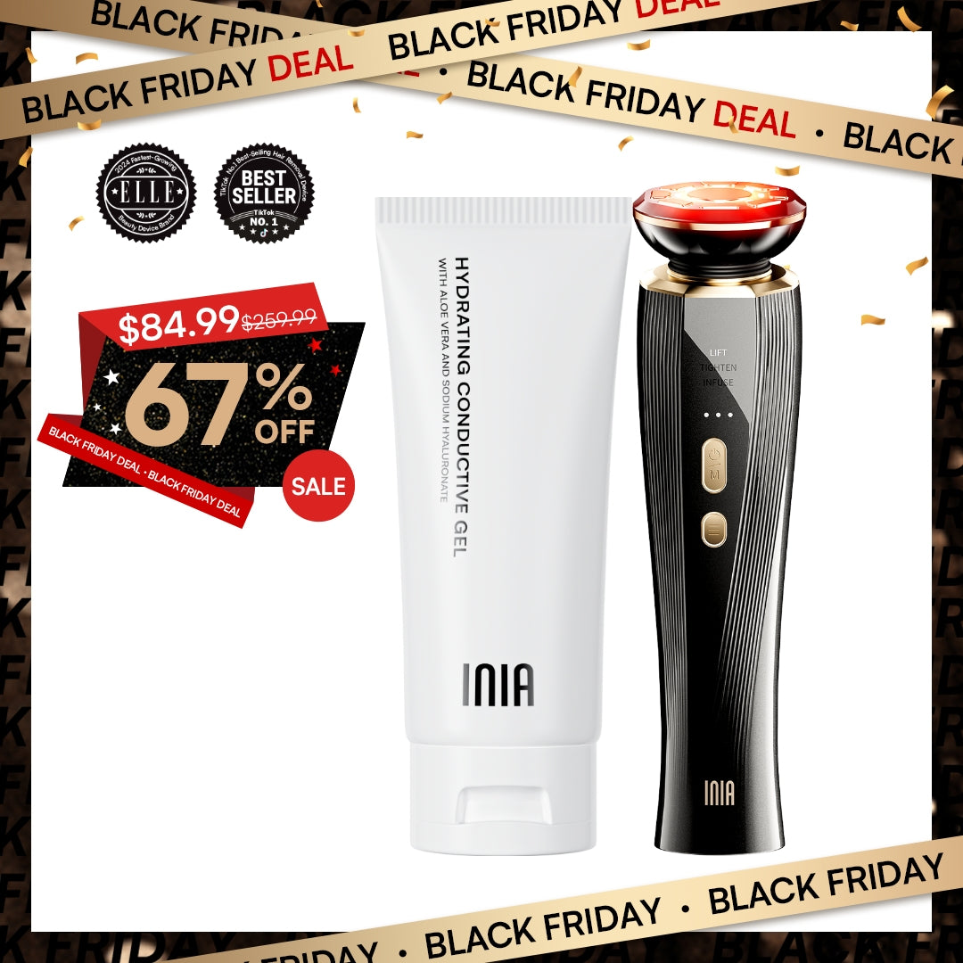 INIA FLARE Microcurrent Facial Device