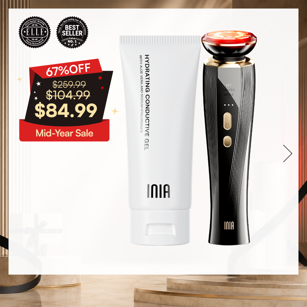 INIA FLARE Microcurrent Facial Device