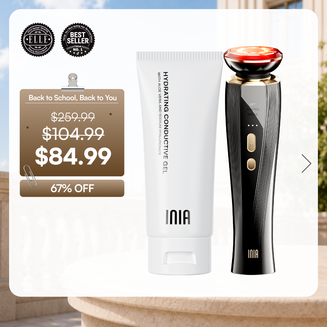INIA FLARE Microcurrent Facial Device