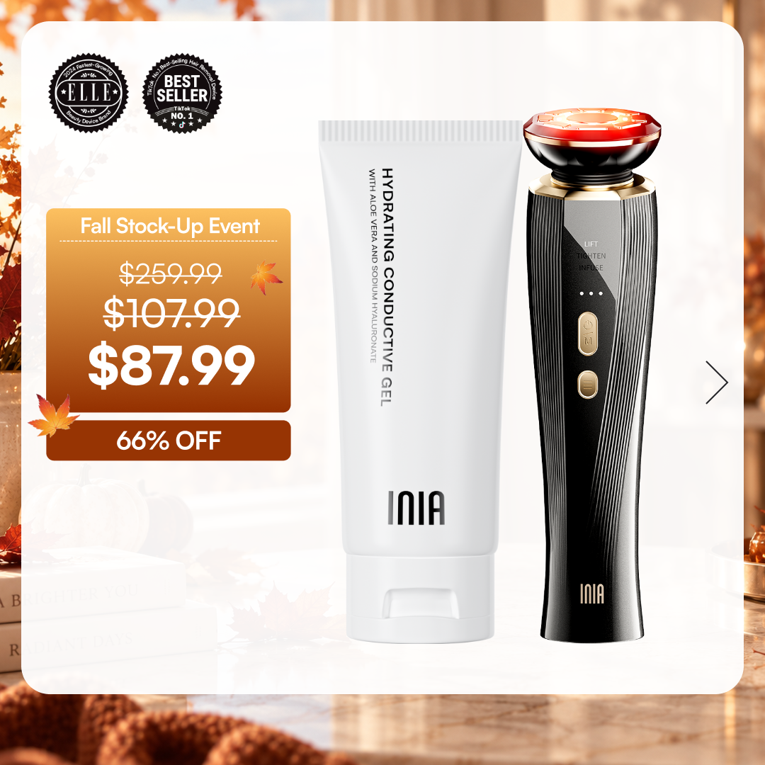 INIA FLARE Microcurrent Facial Device