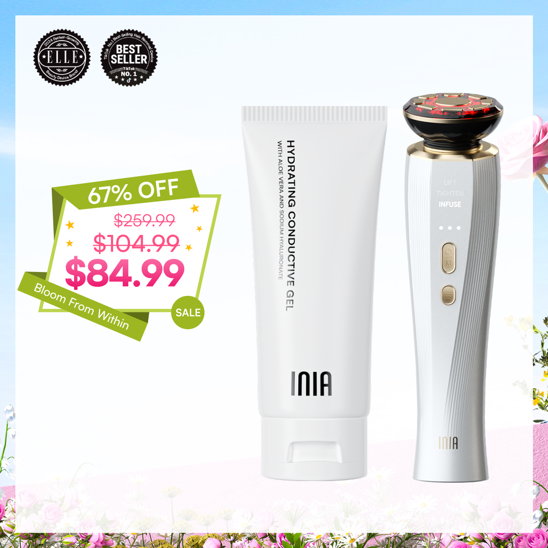 INIA FLARE Microcurrent Facial Device