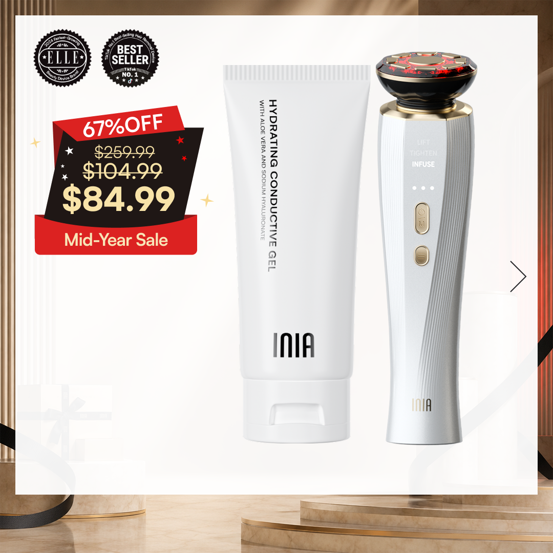 INIA FLARE Microcurrent Facial Device