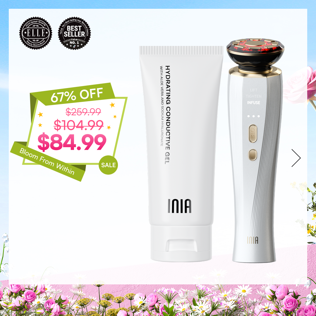 INIA FLARE Microcurrent Facial Device
