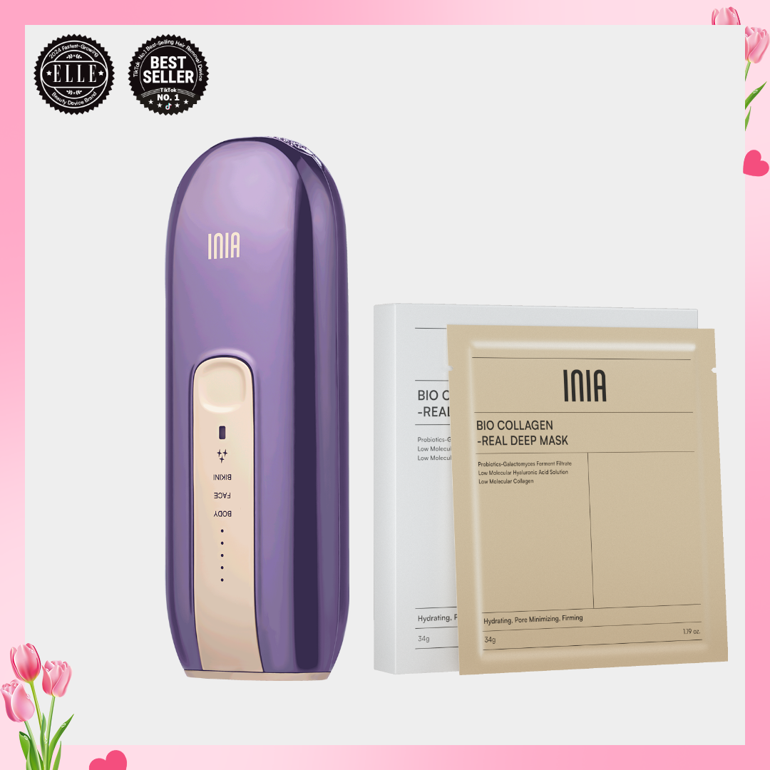 INIA FOND IPL Hair Removal with Facial Mask