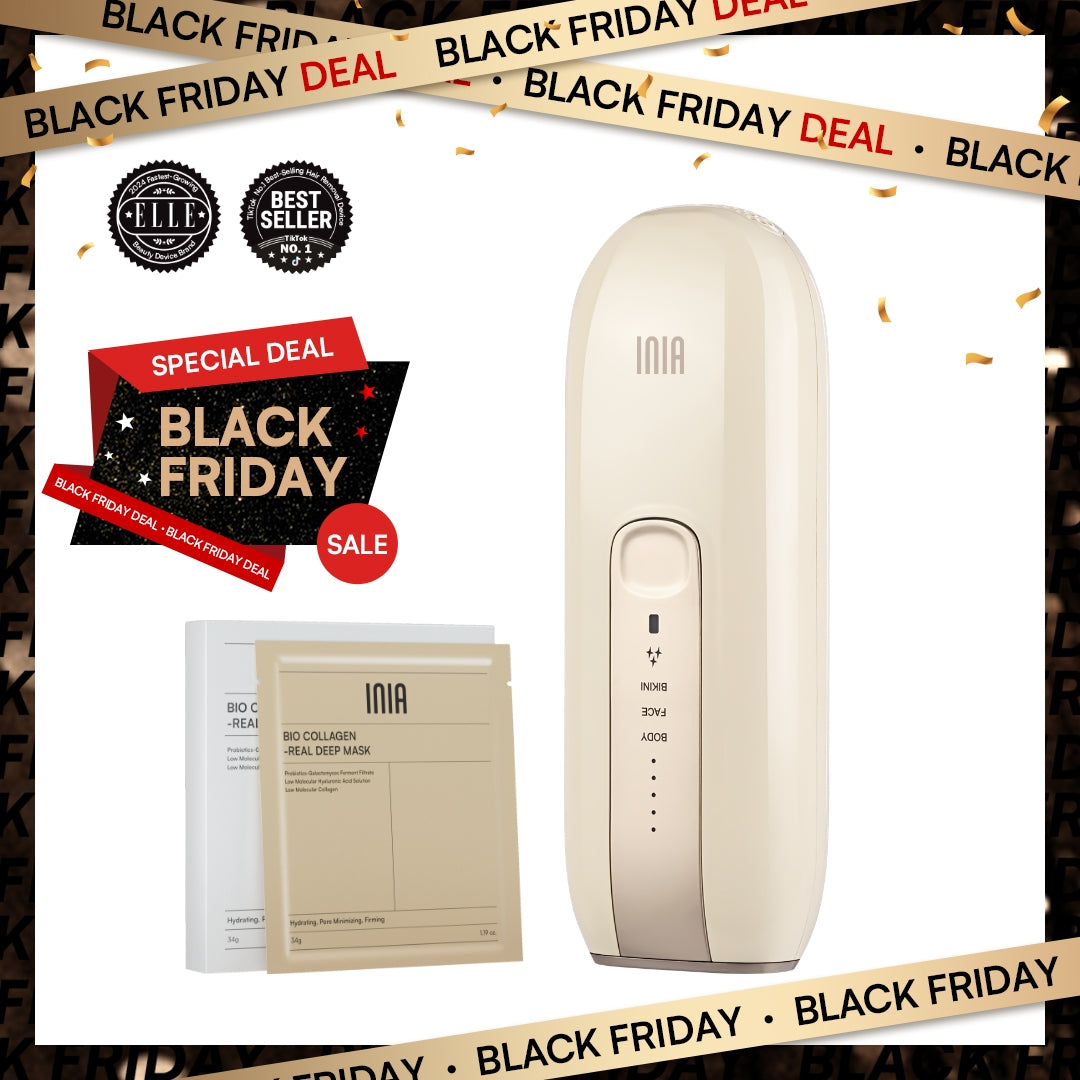 INIA FOND IPL Hair Removal with Facial Mask