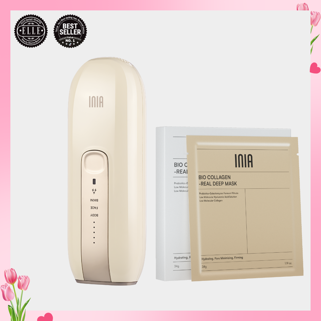INIA FOND IPL Hair Removal with Facial Mask