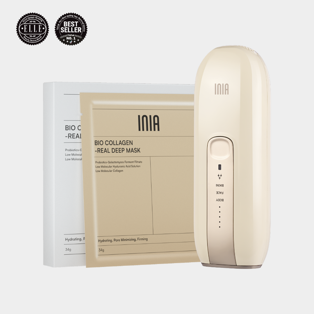 INIA FOND IPL Hair Removal with Facial Mask
