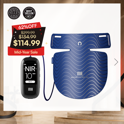 INIA GLOW Neck &amp; Chest Red Light Therapy