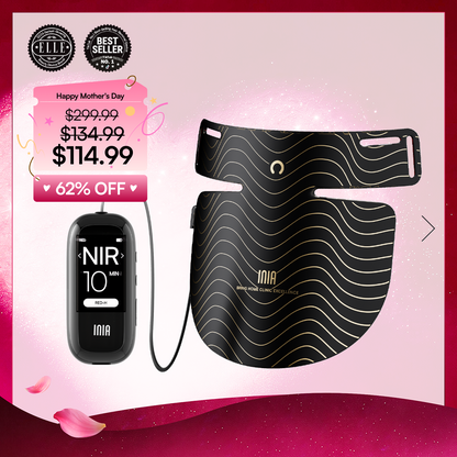 INIA GLOW Neck &amp; Chest Red Light Therapy