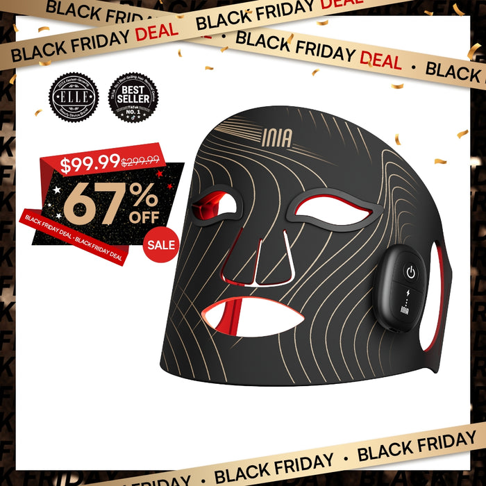 INIA GLOW Wireless Red Light Therapy Mask