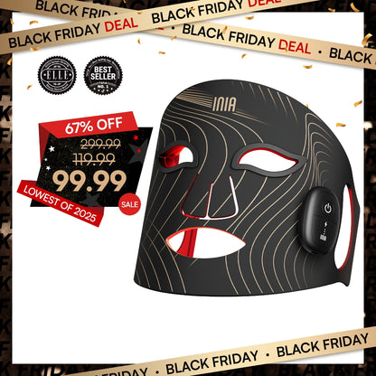 INIA GLOW Wireless Red Light Therapy Mask