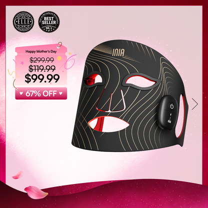 INIA GLOW Wireless Red Light Therapy Mask