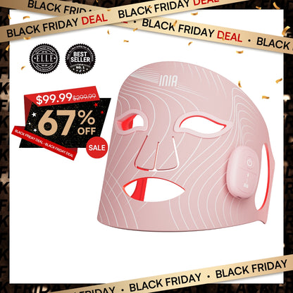 INIA GLOW Wireless Red Light Therapy Mask