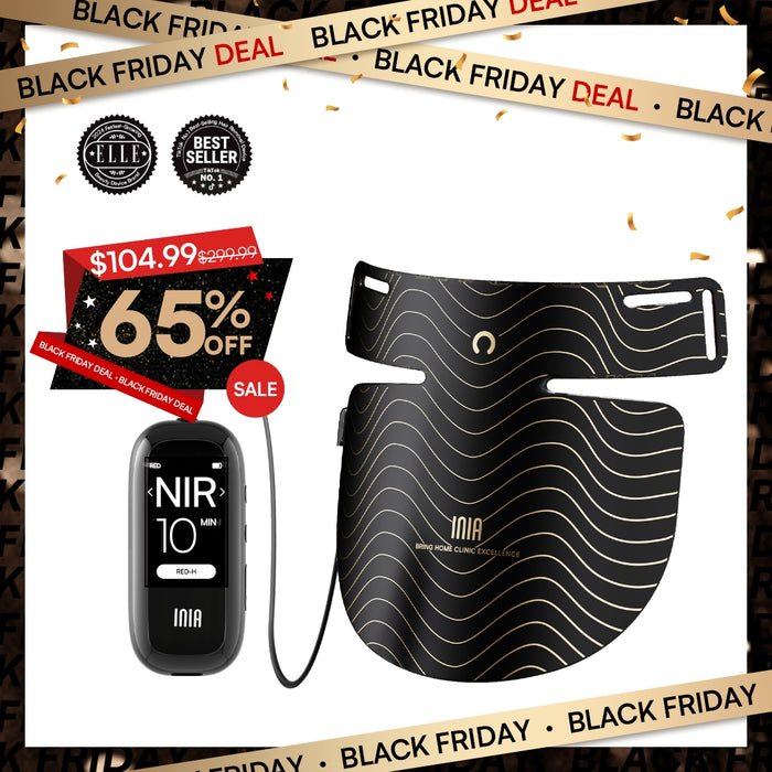 INIA GLOW Neck & Chest Red Light Therapy
