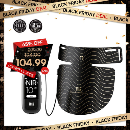 INIA GLOW Neck &amp; Chest Red Light Therapy