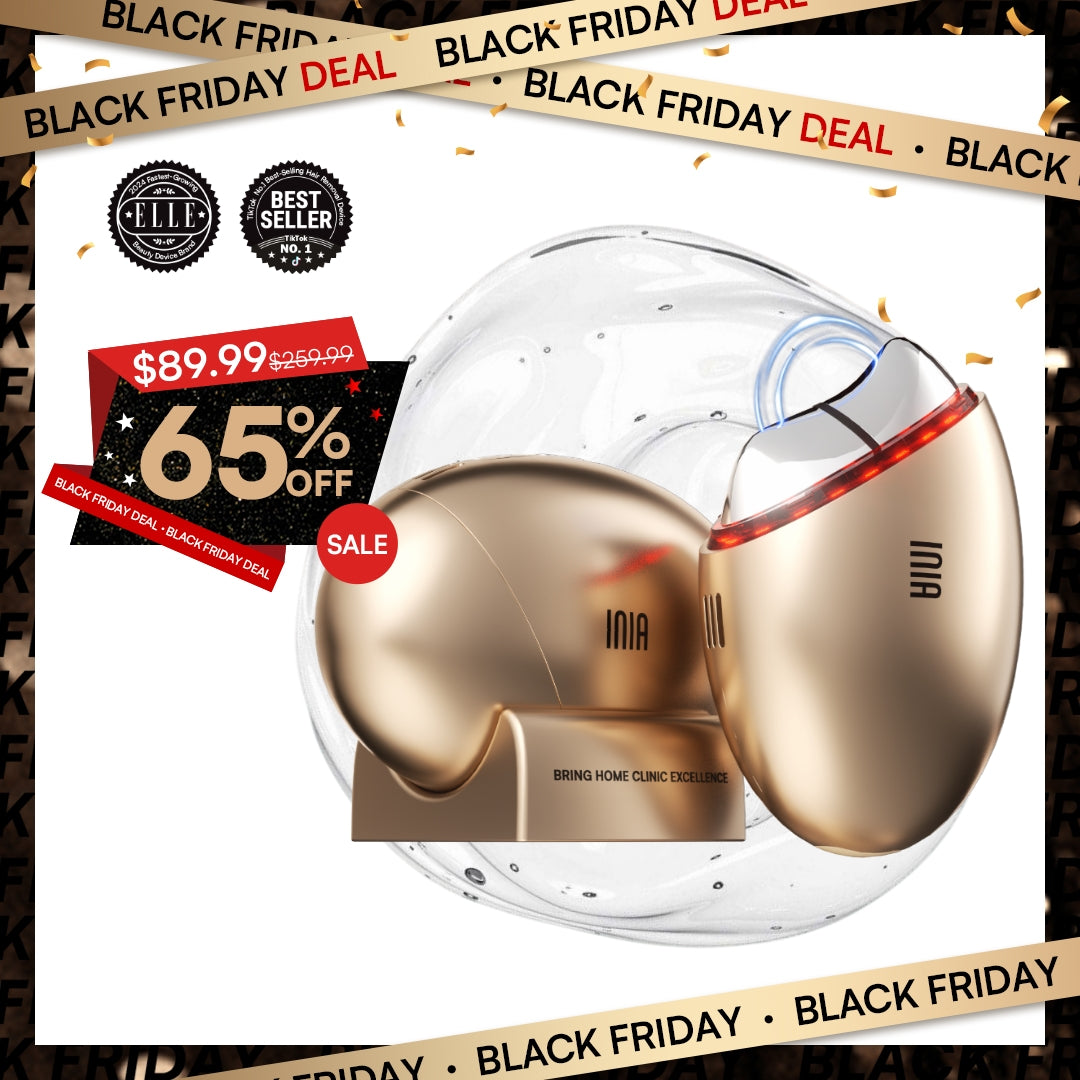 INIA GLACE 7-in-1 Microcurrent Gua Sha Facial Device