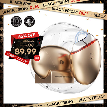 INIA GLACE Dispositivo Facial 7 en 1 de Microcorriente Gua Sha