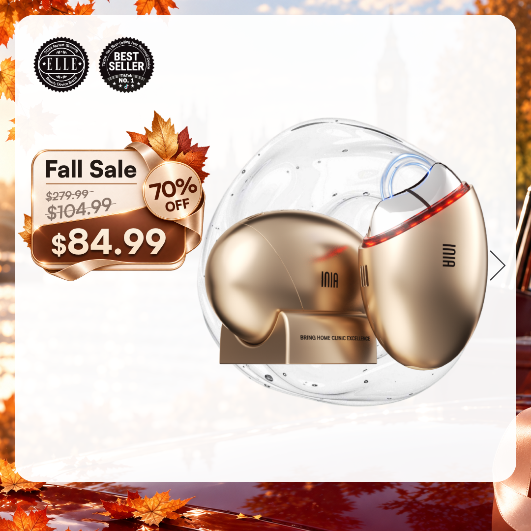INIA GLACE Microcurrent Lymphatic Drainage Beauty Device