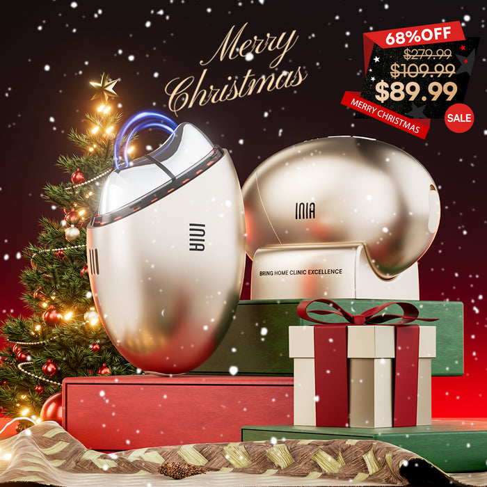 INIA GLACE 7-in-1 Microcurrent Gua Sha Facial Device