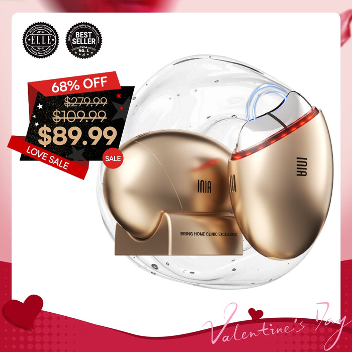 INIA GLACE Microcurrent Lymphatic Drainage Beauty Device