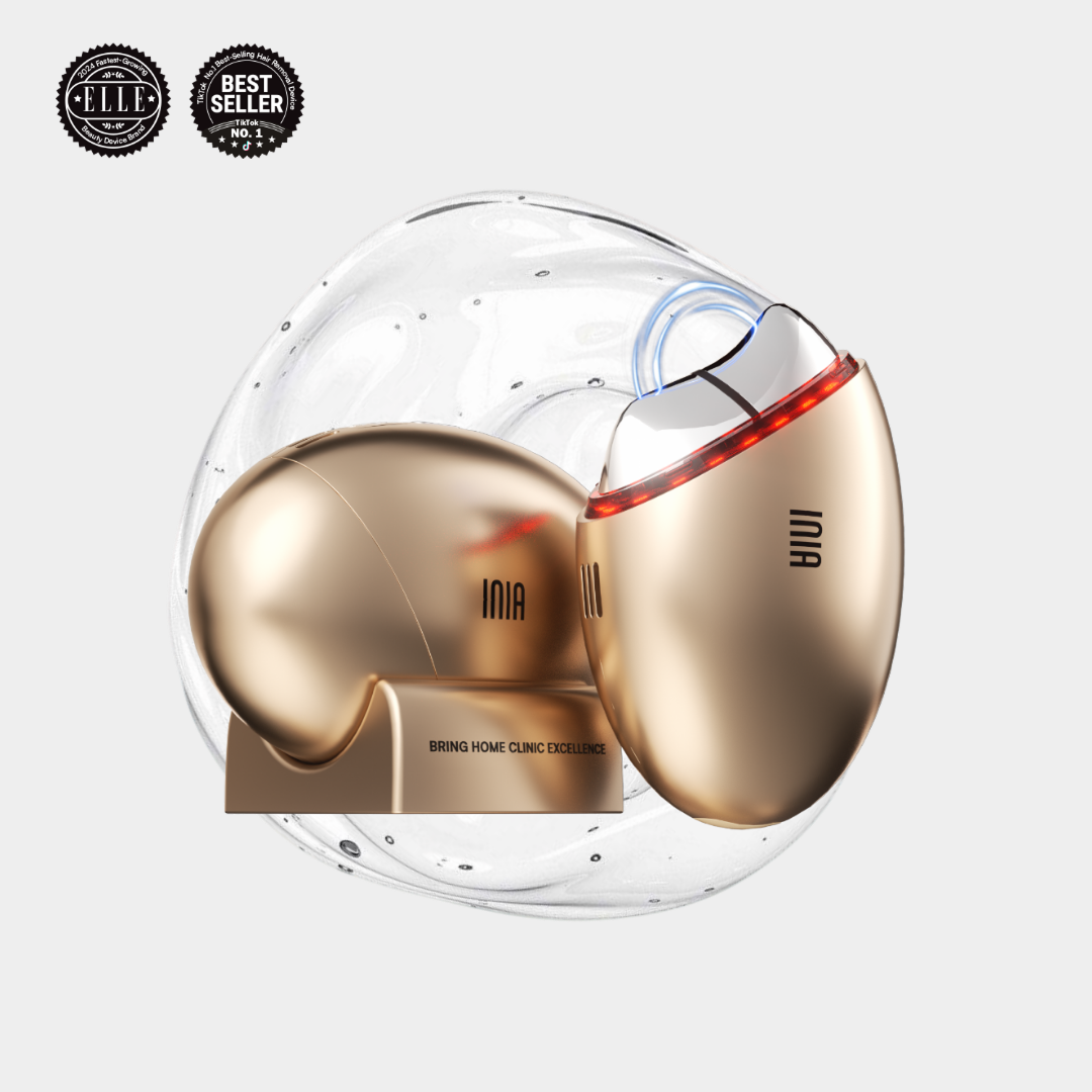 INIA GLACE Microcurrent Lymphatic Drainage Beauty Device