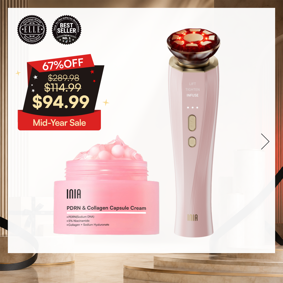 Microcurrent Facial Device | Non-Surgical Skin Tightening | INIA