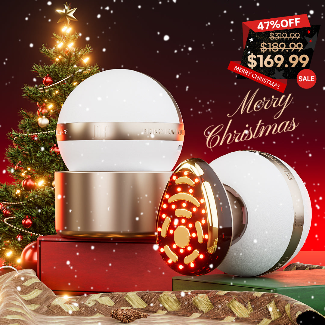 INIA SPHERA At-Home Clinical-Grade RF, EMS &amp; LED Rejuvenation Device