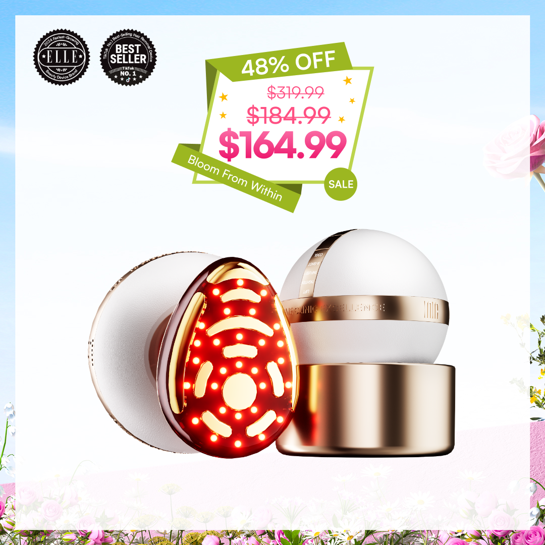 INIA SPHERA At-Home Clinical-Grade RF, EMS &amp; LED Rejuvenation Device